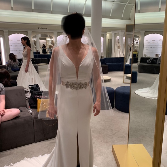 Mikeala wedding dress and belt - Picture 2 of 12